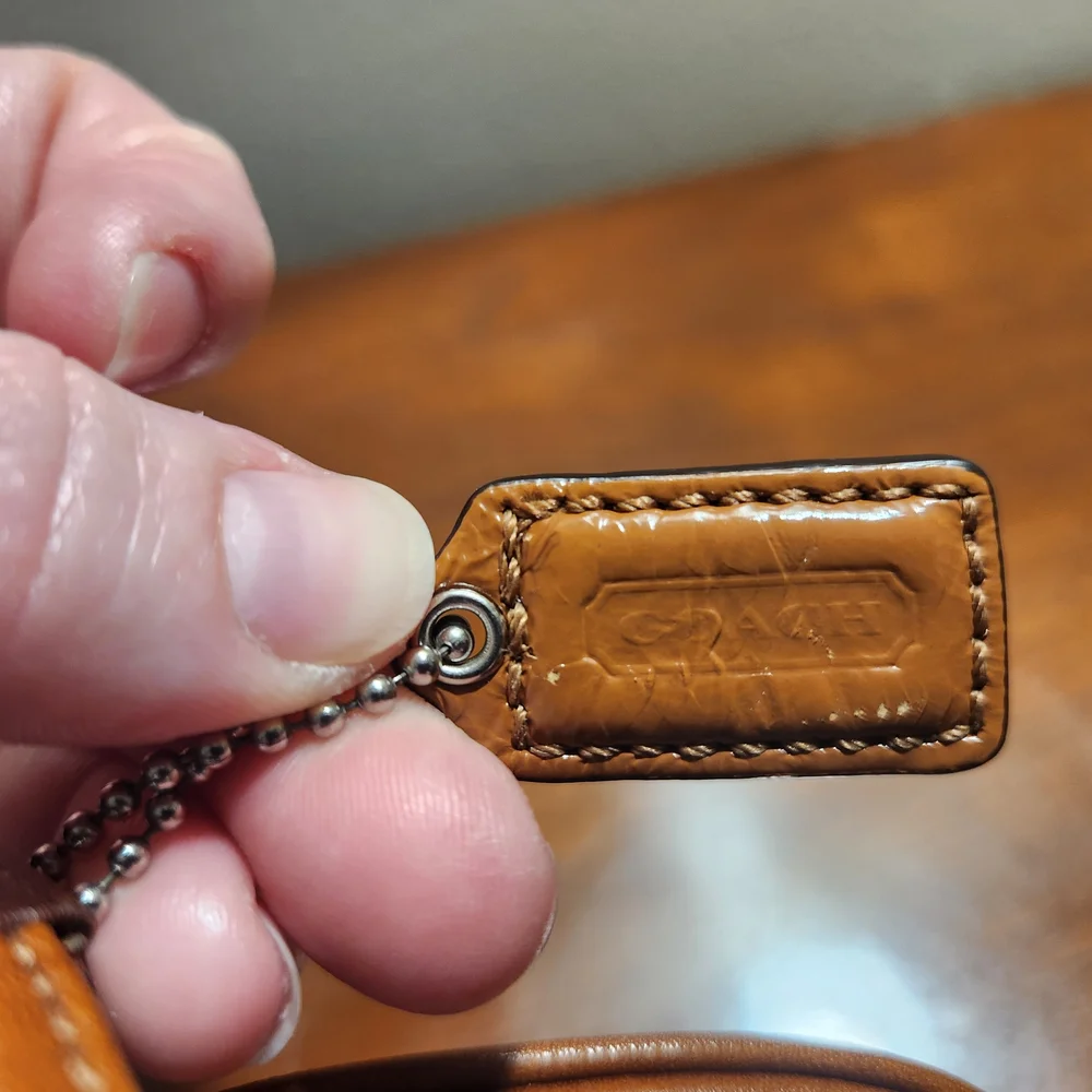 Coach Leatherworks Vintage Brown Leather Wristlet - Picture 3 of 6